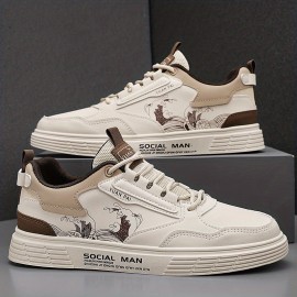 Men's Trendy Skate Shoes, Wear-resistant Non-Slip Casual Shoes For Youth