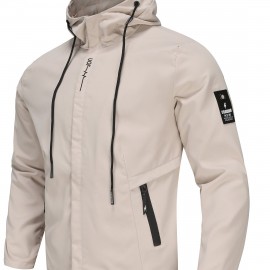 Men's Hooded Jackets By Activity, Casual Zipper Pocket Jacket Coat For New Generation