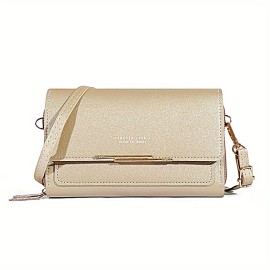 Roulens Small Crossbody Shoulder Bag For Women,Cellphone Bags Card Holder Wallet Purse And Handbags