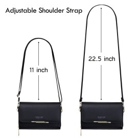 Roulens Small Crossbody Shoulder Bag For Women,Cellphone Bags Card Holder Wallet Purse And Handbags