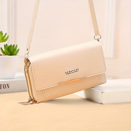 Women's Simple Shoulder Bag, Minimalist Coin Purse, Crossbody Bag For Women With Detachable Strap