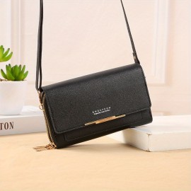 Women's Simple Shoulder Bag, Minimalist Coin Purse, Crossbody Bag For Women With Detachable Strap