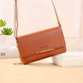 Women's Simple Shoulder Bag, Minimalist Coin Purse, Crossbody Bag For Women With Detachable Strap