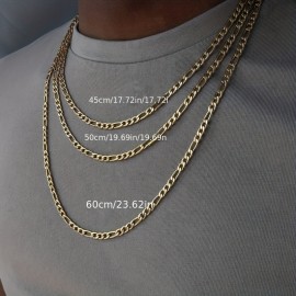 Hot Selling Men's Long Chain Necklace, Hip Hop Trendy Cool Handsome Sweater Chain Simple And Versatile Jewelry