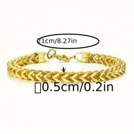 Titanium Steel Men's Bracelet Stainless Steel Jewelry Personality Gift Men's Bracelet