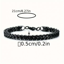 Titanium Steel Men's Bracelet Stainless Steel Jewelry Personality Gift Men's Bracelet