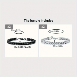 Titanium Steel Men's Bracelet Stainless Steel Jewelry Personality Gift Men's Bracelet