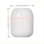 New Home Large Fog Volume Humidifier Office Bedroom Mini Small Color Light Desktop Air Purifier Mute