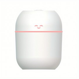 220ml Quiet and Adjustable Ultrasonic Air Humidifier with USB Charging - Perfect for Office, Travel, and Baby's Room