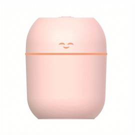 220ml Quiet and Adjustable Ultrasonic Air Humidifier with USB Charging - Perfect for Office, Travel, and Baby's Room