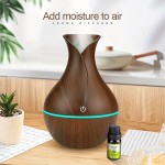 7-Color LED Electric Humidifier for Bedroom, Office, and Desktop - Adjustable Timer and Moisture Control