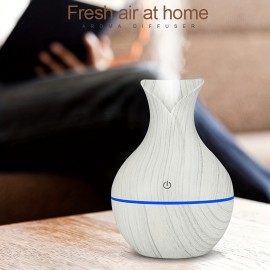 7-Color LED Electric Humidifier for Bedroom, Office, and Desktop - Adjustable Timer and Moisture Control