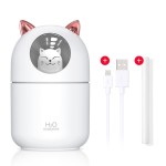 Portable Cat USB Humidifier - Refreshing Fragrance for Home and Car Use