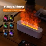 150ml Seven-Color Flame USB Aromatherapy Humidifier With Timing Function And Automatic Power-Off