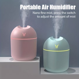 Cute Aroma Diffuser with Night Light and Cold Mist for Home, Car, and Plants - Purify Air and Freshen Room