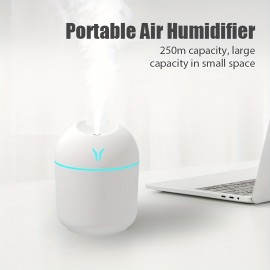 Cute Aroma Diffuser with Night Light and Cold Mist for Home, Car, and Plants - Purify Air and Freshen Room