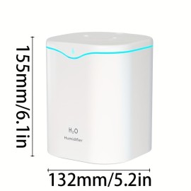 Portable Cool Mist Humidifier with 2 Mist Modes, 7-Color Light, and Auto Shut-Off - Perfect for Travel, Home, and Bedroom