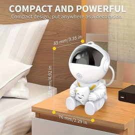 Astronaut Galaxy Star Projector Night Light - 2023 Upgrade Galaxy Light Projector With Timer And Remote Control,Bedroom Decor Aesthetic,Home Decoration Gifts For Birthday/Christmas/Thanksgiving/White Valentine/New Year