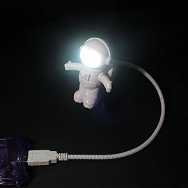 New Spaceman Astronaut USB Nightlight LED Computer Keyboard Light Soft Light Eye Protection Plug And Play