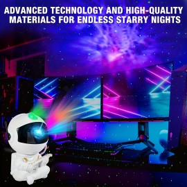 1pc Astronaut Milky Way Projection Lamp With Remote Control USB Power Cord Planet Projection Lamp Night Light Suitable For Adult Game Room/home Theater/ceiling/room Decoration