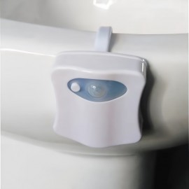 Smart PIR 8 Colors Motion Sensor Toilet Seat Night Light Waterproof For Toilet Luminaria Lamp Hanging Type WC Toilet