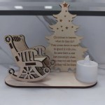 LED1PC Christmas Candle Light, Room Decoration Light, Memorial To Deceased Loved Ones Lamp, Angel Poetry Memorial Light, Christmas Rocking Chair Candle Light