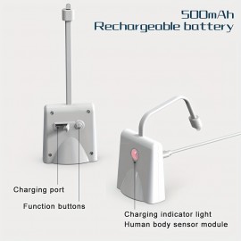 Rechargeable Induction Toilet Light With Star Projection