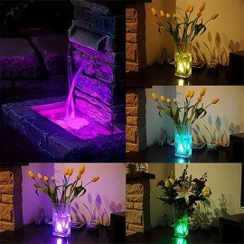 10pcs Mini Submersible LED Lights, Waterproof Multicolor Underwater Lights With Remote Control, Battery Operated Tea Lights For Hot Tub Pond Pool Fountain Aquarium Party Decor