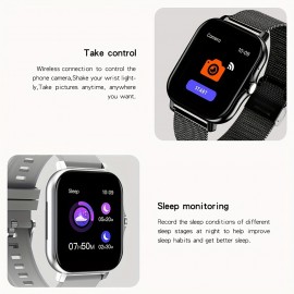 New Men's And Women's Sports Smart Watch Gift, Counting Calories, Step Caloric, Call Information Prompt, Multi-function Smart Watch, Wireless Connection Is Applicable To Android IOS Phone