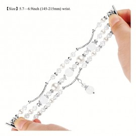 Beaded Strap, Compatible With Watch Series Ultra/SE/8/7/6/5/4/3/2/1, Casual, Sporty, 38/40/41mm, 42/44/45/49mm, Cute And Stylish Waterproof Sports Strap