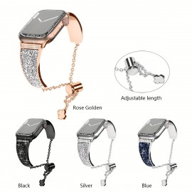 Metal Smart  Watch Bands For iWatch 38mm40mm41mm 42mm44mm45mm49mm Stainless Steel Alloy Watch Band For Iwatch1-8 Generation ,without Watch