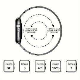 Fits For All  IWatch Sizes: This Watch Band Is Available In A Variety Of Sizes Including 38mm, 40mm, 41mm, 42mm, 44mm, 45mm, 49mm And More, Ensuring A Perfect Fit For Your  IWatch Series 9 ,8,7,6,5,4,3,2,1, Or SE.