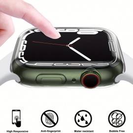 Screen Protector For IWatch Case 45mm 41mm 44MM 40MM 42mm 38MM Ultra 49MM Full TPU Bumper Cover Accessories Iwatch Series 8 7 SE 6 5 4 3 2