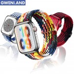 Braided Stretchy Solo Loop Compatible For iWatch Band 38mm 40mm 41mm 42mm 44mm 45mm 49mm For Women Men, Nylon Elastic Straps Wristbands For IWatch Series 8 7 6 SE 5 4 3 2 1 Ultra