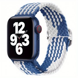 Braided Stretchy Solo Loop Compatible For iWatch Band 38mm 40mm 41mm 42mm 44mm 45mm 49mm For Women Men, Nylon Elastic Straps Wristbands For IWatch Series 8 7 6 SE 5 4 3 2 1 Ultra