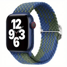 Braided Stretchy Solo Loop Compatible For iWatch Band 38mm 40mm 41mm 42mm 44mm 45mm 49mm For Women Men, Nylon Elastic Straps Wristbands For IWatch Series 8 7 6 SE 5 4 3 2 1 Ultra