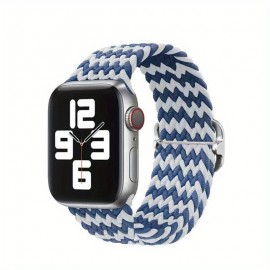 Braided Stretchy Solo Loop Compatible For iWatch Band 38mm 40mm 41mm 42mm 44mm 45mm 49mm For Women Men, Nylon Elastic Straps Wristbands For IWatch Series 8 7 6 SE 5 4 3 2 1 Ultra