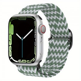 Braided Stretchy Solo Loop Compatible For iWatch Band 38mm 40mm 41mm 42mm 44mm 45mm 49mm For Women Men, Nylon Elastic Straps Wristbands For IWatch Series 8 7 6 SE 5 4 3 2 1 Ultra