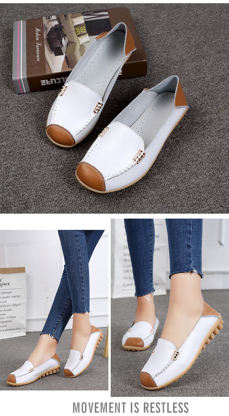 womens low top casual shoes round toe slip on colorblock comfy shoes womens lightweight footwear details 0