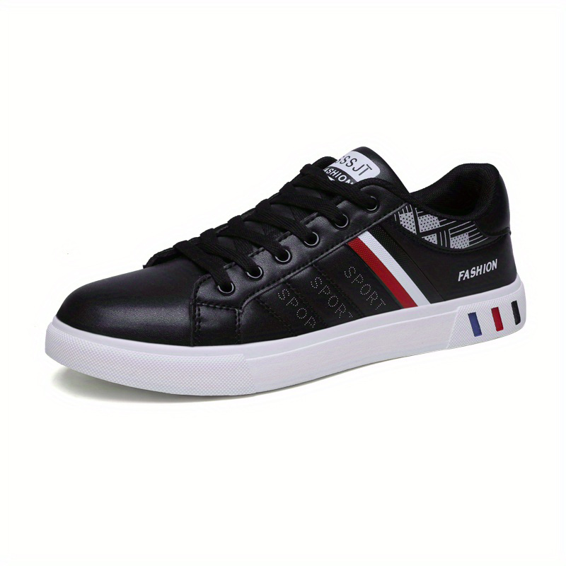 mens skate shoes with good grip breathable lace up sneakers details 11