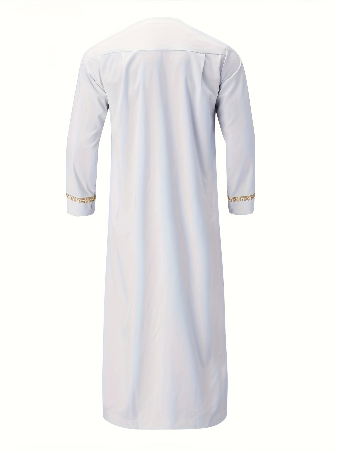 mens saudi arabic thobe jubba dishdasha long sleeve robe islamic dress ramadan muslim dress middle east islamic clothing details 9