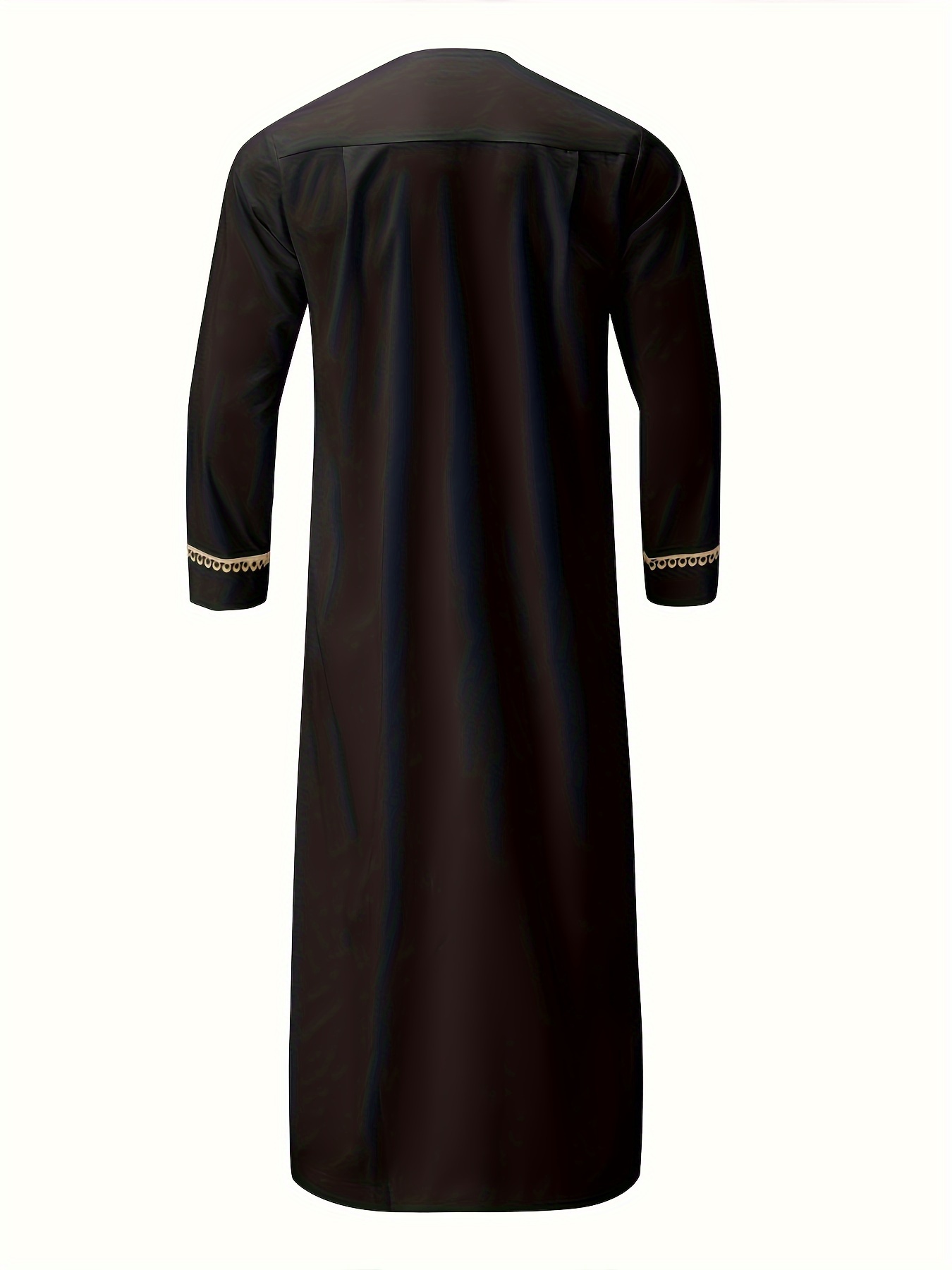 mens saudi arabic thobe jubba dishdasha long sleeve robe islamic dress ramadan muslim dress middle east islamic clothing details 19