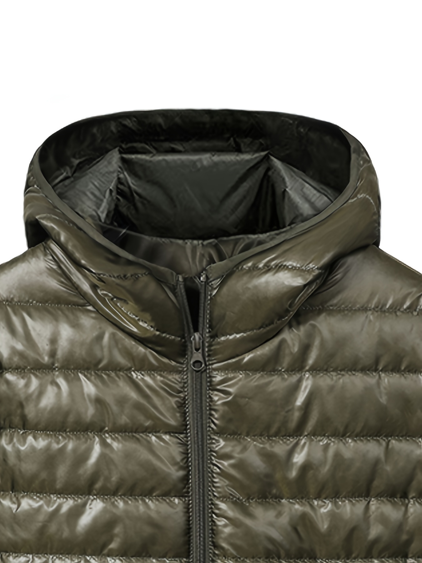 mens all match warm padded jacket for fall winter hooded winter coat details 8