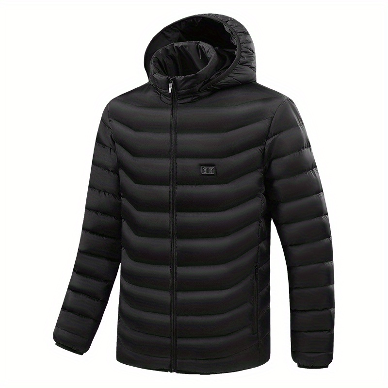 lightweight warm heating cotton padded coat casual zip up lightweight jacket coat for fall winter without battery and power bank details 10