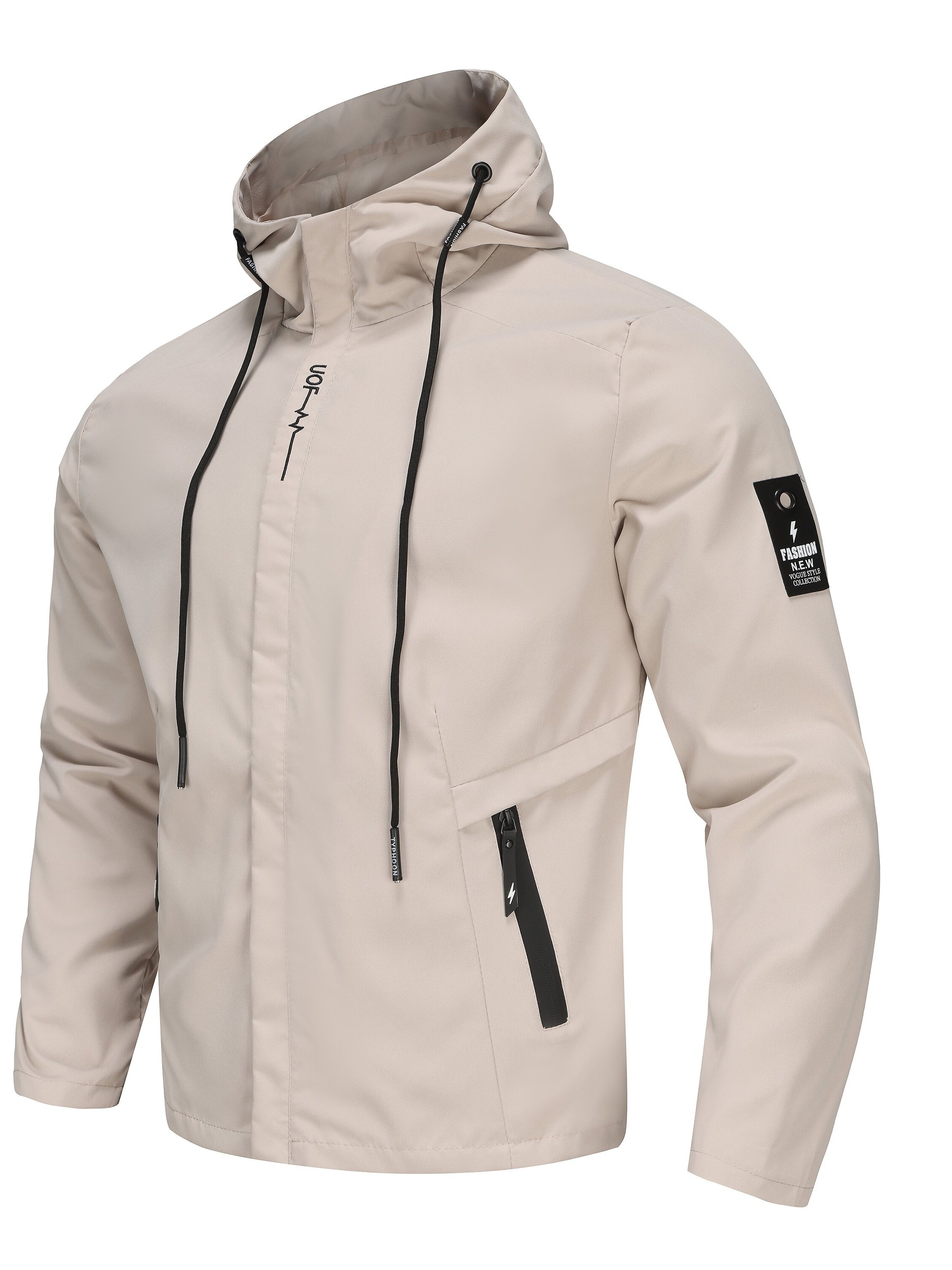 mens hooded jackets by activity casual zipper pocket jacket coat for new generation details 13