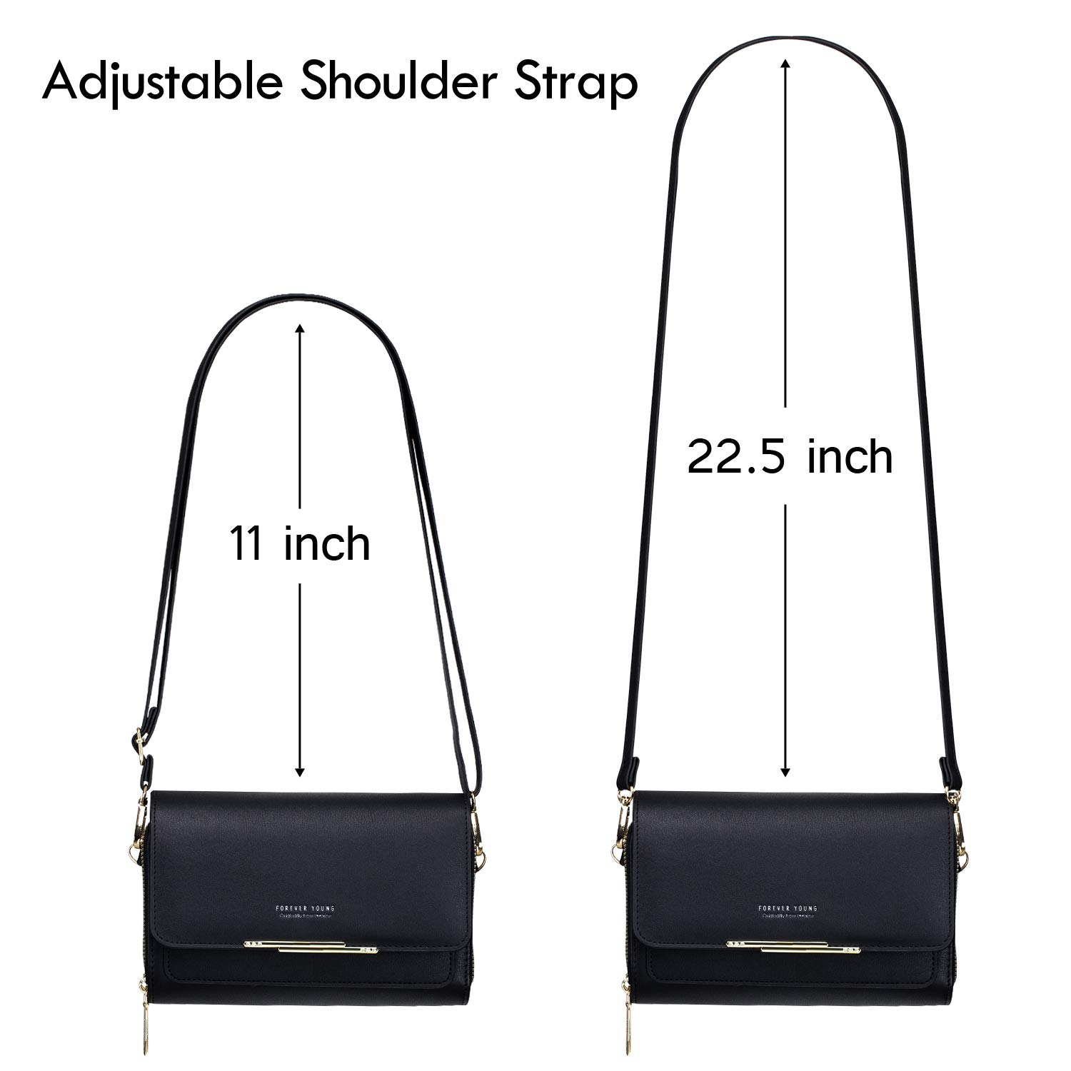 roulens small crossbody shoulder bag for women cellphone bags card holder wallet purse and handbags details 4