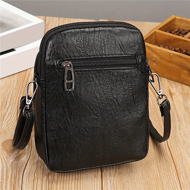 retro square crossbody phone bag solid color fashion coin purse womens daily versatile shoulder bag handbag details 11