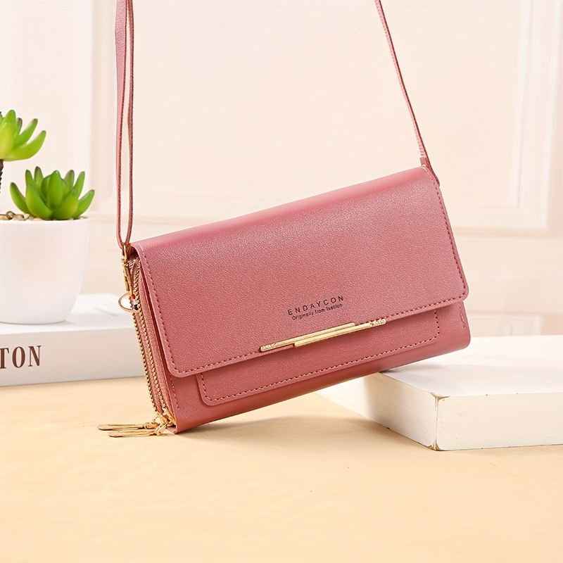 womens simple shoulder bag minimalist coin purse crossbody bag for women with detachable strap details 8