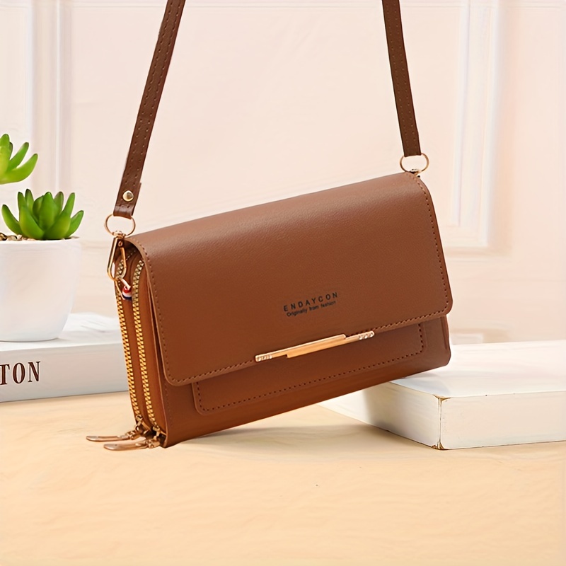 womens simple shoulder bag minimalist coin purse crossbody bag for women with detachable strap details 13