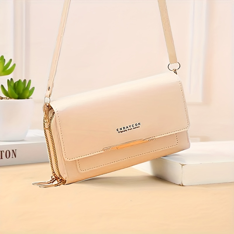 womens simple shoulder bag minimalist coin purse crossbody bag for women with detachable strap details 14